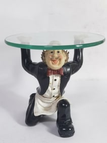 Vintage Turtle King Server Figurine Serving Table