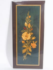 Vintage Sorrento Italian Lacquer Inlaid Wall Hangi