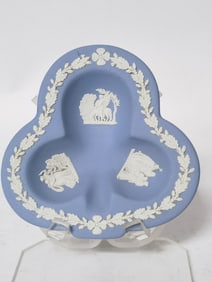 Wedgwood Jasperware Blue Clover Dish