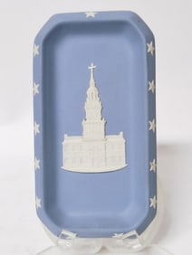 Wedgwood Jasperware Blue Rectangular Dish