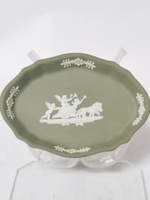 Wedgwood Jasperware Green Dish