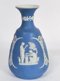Vintage Wedgwood Jasperware Blue Vase