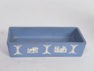 Vintage Wedgwood Jasperware Blue Dish