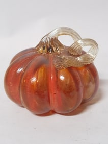 Art Glass Pumpkin