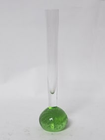 Vintage Murano Italy Controlled Bubble Glass Vase