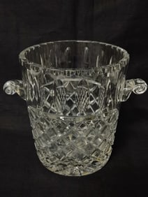Clear Crystal Ice Bucket