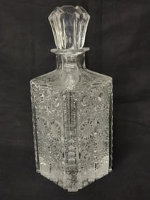 Clear Crystal Whiskey Decanter