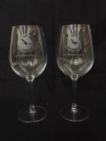 Pr. of Seacliff Country Club Commemorative Wine Gl