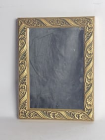Vintage Gilt Wood Carved Floral Photo Frame