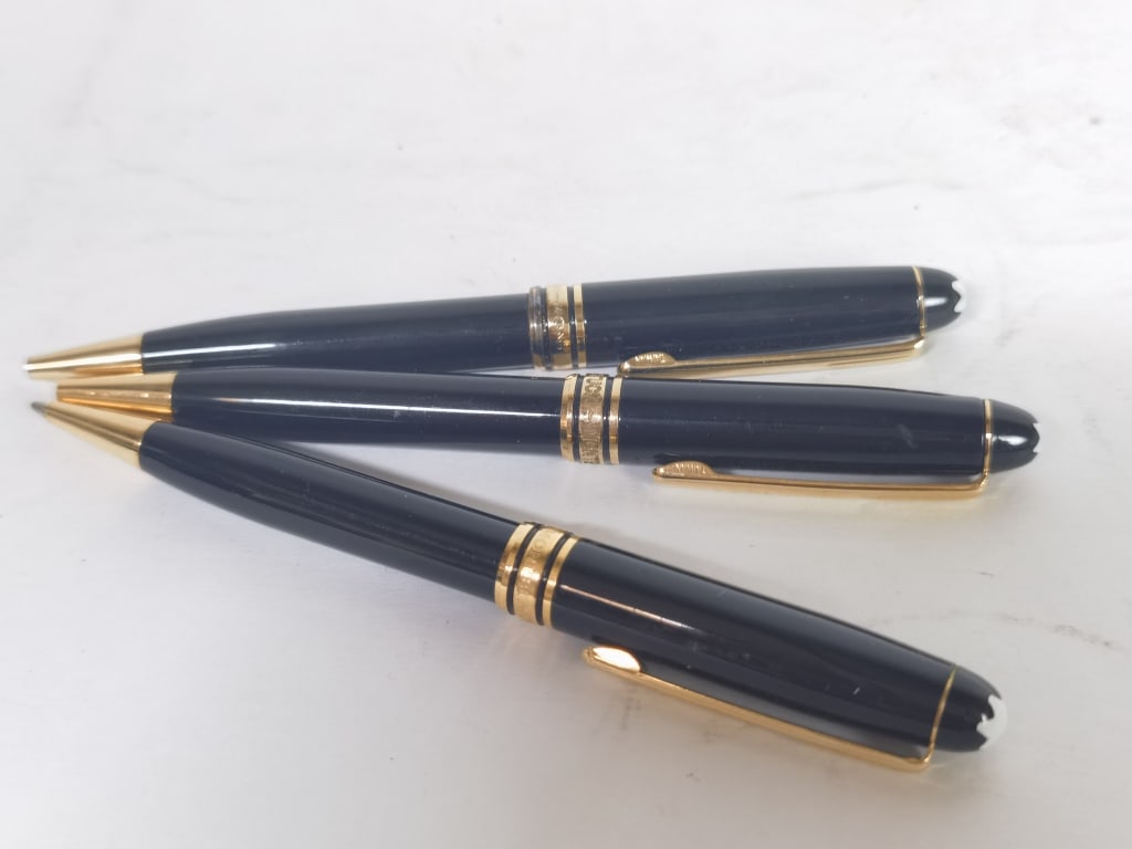 (3) Montblanc Meisterstuck Classique Ballpoint Pen, Made in Taiwan (1 of 6)