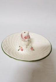 Avon Porcelain Rabbit Trinket Dish