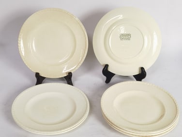 (7) Vintage Wedgwood Colonial Porcelain Plates