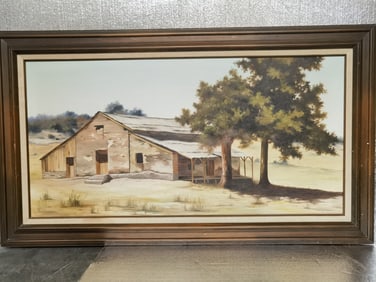 Vintage "M. Van Wyckhouse" Landscape Oil Painting