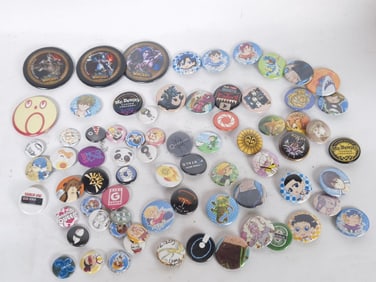 Group of Anime Buttons