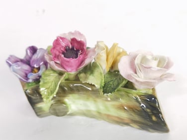 Vintage Adderley England Porcelain Flower Bouquet