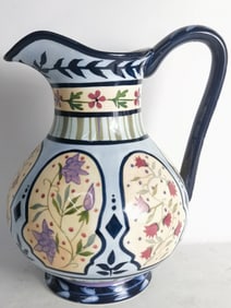 Capriware Ceramic Hand Painted Water Pitcher