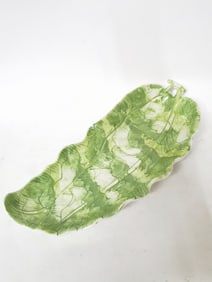 Vintage Este Italy Porcelain Leaf Dish