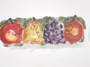 Ceramica Classica Venetian Porcelain Fruit Plate