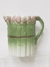 Porcelain Asparagus Water Pitcher