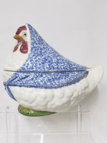 Vintage Porcelain Mama Hen Soup Tureen