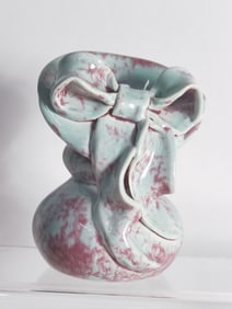 KTR Hand Made Glazed Pottery Vase