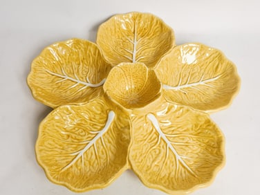 Vintage Santa Anita Ware Porcelain Yellow Cabbage