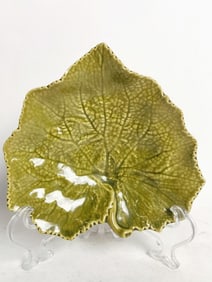 Vintage J. Willfred Portugal Porcelain Maple Leaf