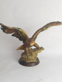 G. Armani Style Porcelain Eagle Figurine