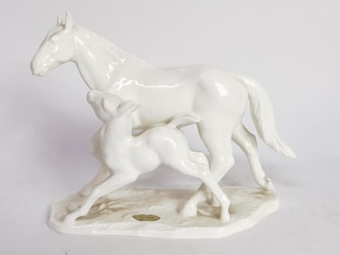 Vintage Noritake Bone China Horses Figurine