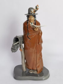 Vintage Norman Rockwell Native American Figurine