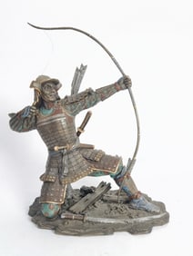 Japanese Samurai Warrior Sculpture