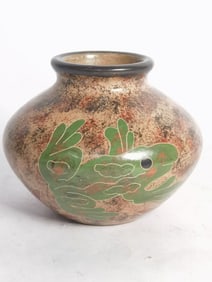 Vintage Nichraguh Pottery Animal Jar