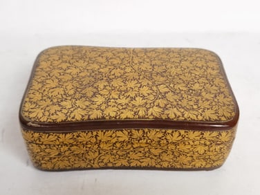 Vintage Japanese Maki-e Jewelry Box