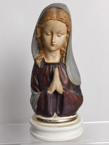 Vintage 1956 Napco Porcelain Virgin Mary Figurine