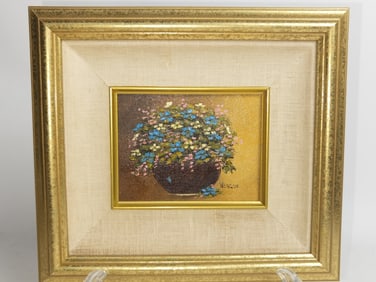 Floral Still Life Oil Painting by Wesson