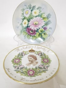 (2) Vintage English Porcelain Plates