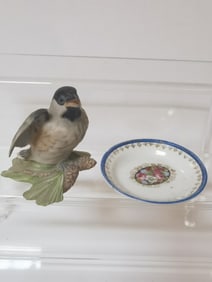 (2) Vintage Porcelain Decors