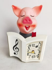 Vintage Pig Alarm Clock