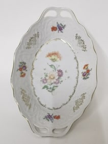 Vintage Schumann Bavaria Porcelain Floral Plate