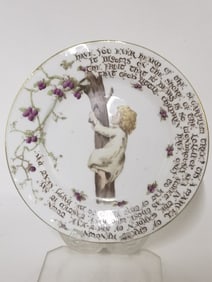 Vintage The Foley China Porcelain Figure Plate