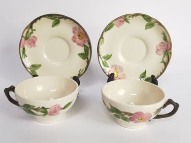(2) Vintage Franciscan Desert rose Cup Sets