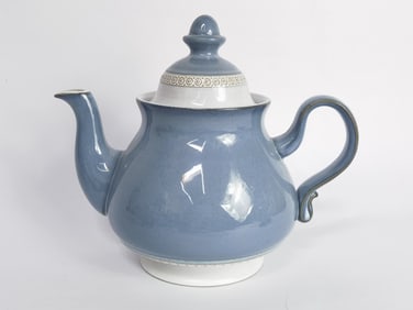 Vintage Derby Castile Blue Teapot