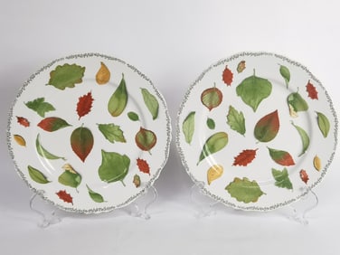 Pr. of Taitu Italy Natura Porcelain Plates