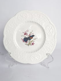 Vintage Royal Cauldon Ironstone Redwinged Blackbir