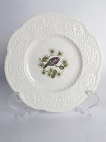 Vintage Royal Cauldon Ironstone Pine Grosbeak Plat