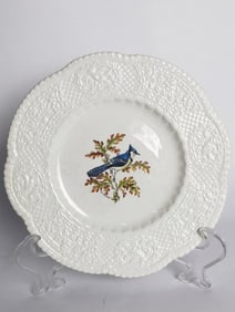 Vintage Royal Cauldon Ironstone Blue Jay Plate