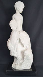 1988 David Fisher Austin Production "A Mother's Lo: 1988 David Fisher Austin Production "A Mother's Love" Sculpture, 28in by 11in