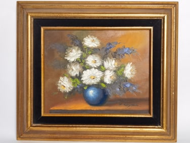 Vintage Signed Still Life Oil Painting