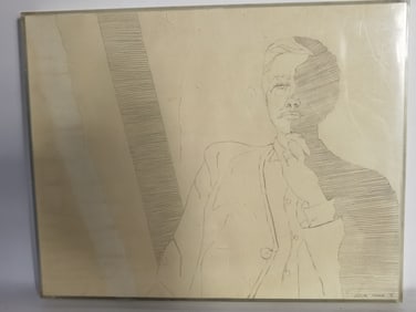 1973 Signed Julie Ingle Pencil Drawing