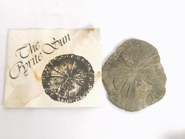 The Pyrite Sun Decor